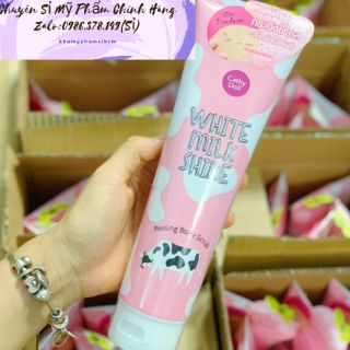 Tẩy tế bào chết Cathy Doll White Milk Shine chính hãng Thái 320 ml