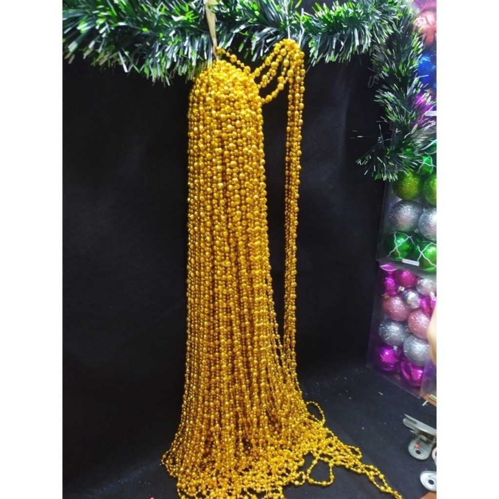 3m dây chuỗi ngọc lấp lánh trang trí Noel, tết,làm oản, giỏ quà.