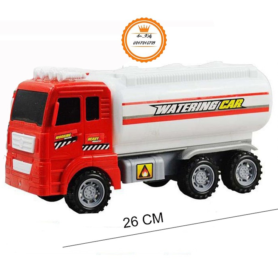 Ô tô đồ chơi , Bộ ô tô  Mô Hình Xe Bồn Chạy Đà , Bền Đẹp, Nhựa dẻo đàn hồi chịu va đập mạnh.