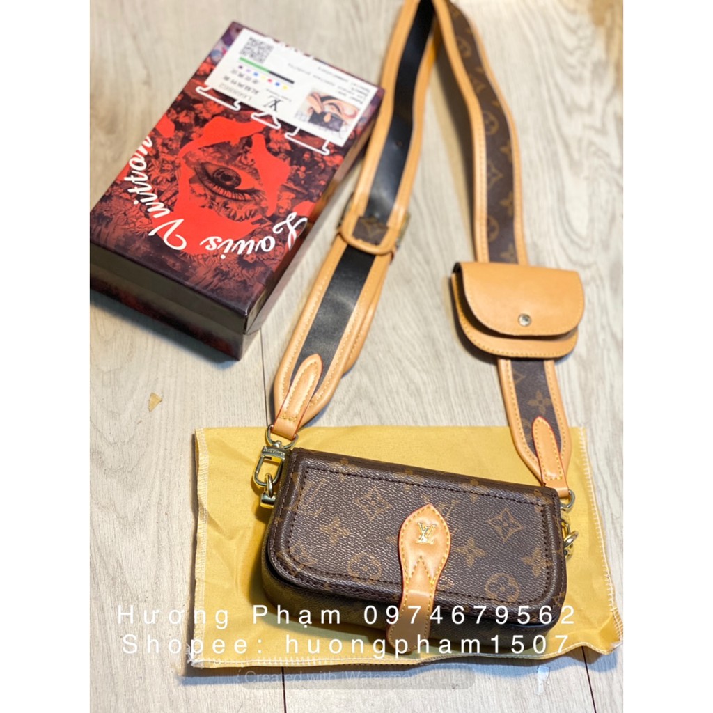 TÚI L VÌ DÂY ĐEO CHÉO BẢN TO KÈM VÍ NHỎ FULLBOX