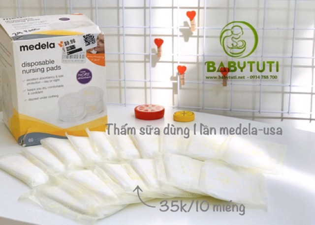 Combo 10c Thấm sữa dùng 1 lần các hãng medela,lansinoh, avent..