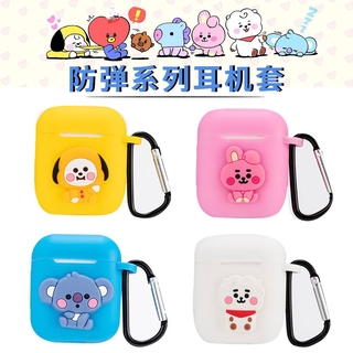 Hộp Đựng Tai Nghe Bluetooth Bằng Silicon Hình Hoạt Hình Bts