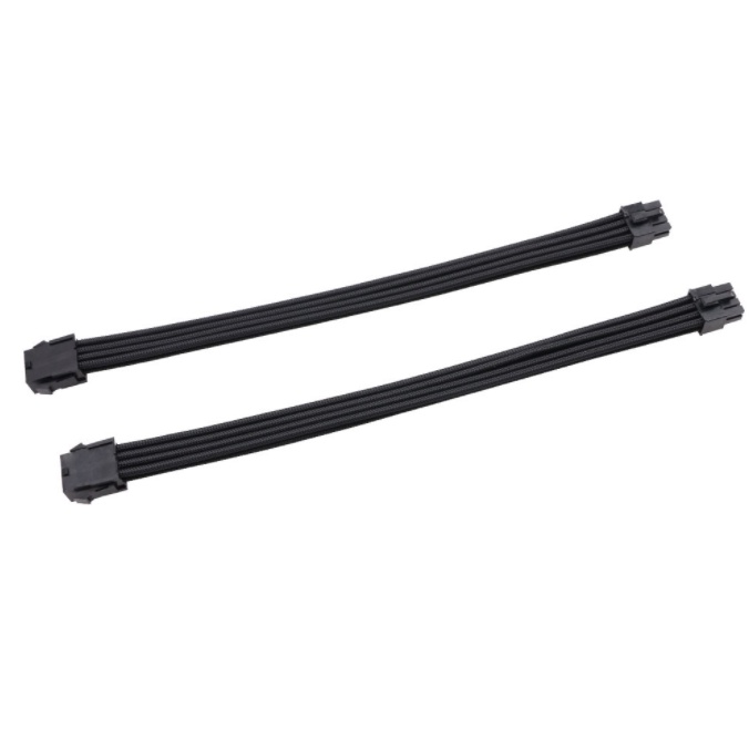 Bộ Dây Nguồn Nối Dài Bọc Dù Colorful Mod Màu Đen - Hàng FullBox