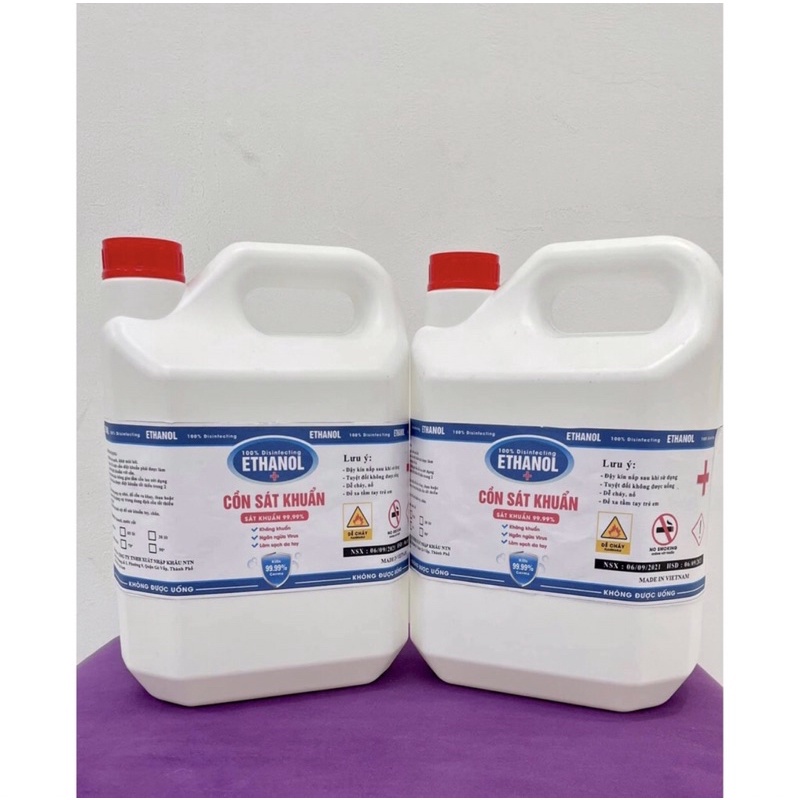 Cồn sát khuẩn - 70 độ (can 5 lít)
