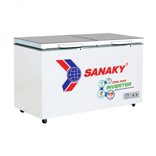 Tủ đông sanaky inverter vh-vh-4099a4k mặt kính cường lực