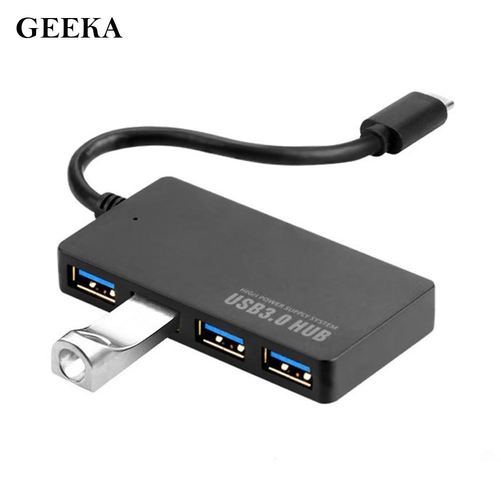 Bộ Chia 4 Cổng Usb 3.0 Type C Cho Macbook Pc Laptop & All Type-C 4 Cổng Usb C