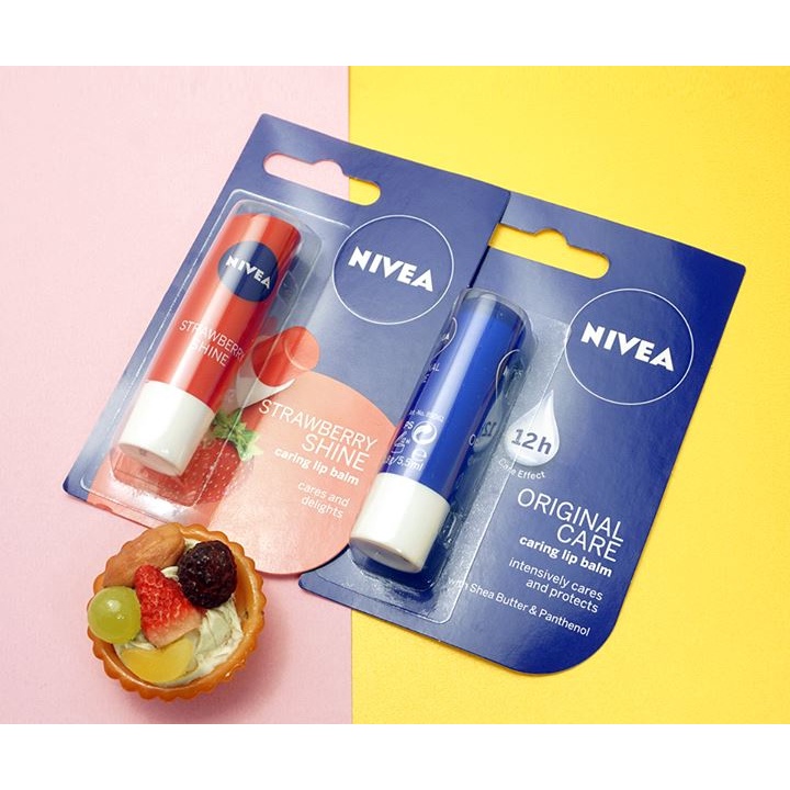 Son Dưỡng Môi NIVEA Thái Lan (Không màu và có màu)