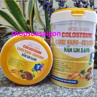Sữa non Colostrum Canxi nano Curcummin Nấm Lim Xanh