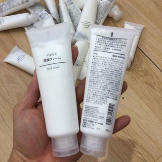 Sữa Rửa Mặt Muji Face Soap 120g Nhật Bản - HÀNG CHUẨN AUTH