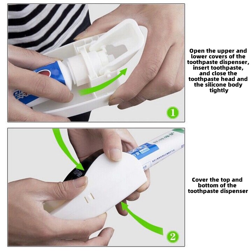 Giá Đỡ Kem Đánh Răng Tự Động Gắn Tường Tiện Lợi