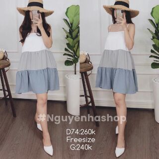 VÁY 2 DÂY CẦU VỒNG