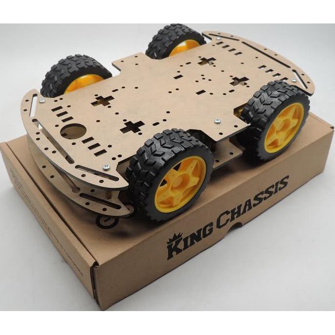 Mới Bộ Khung Gầm Xe Robot Thông Minh Arduino 4wd