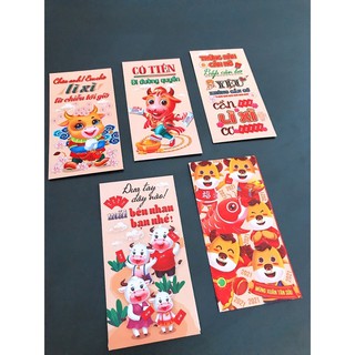 COMBO SỈ 1000 BAO LÌ XÌ 2021 (inbox chọn mẫu)