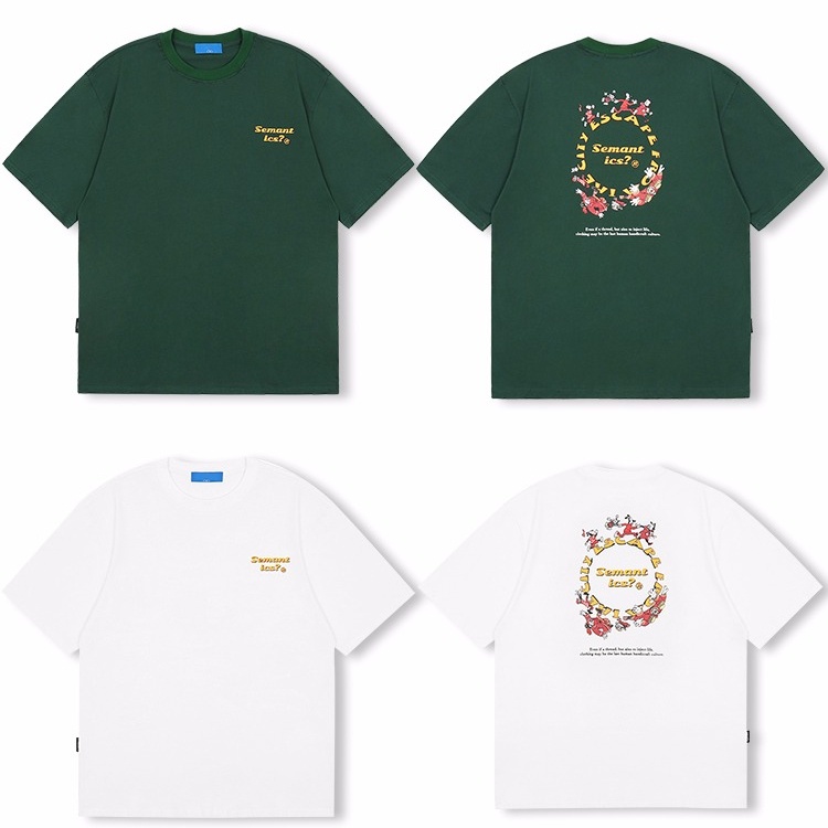 Áo Thun Nữ Ngắn Tay Cổ Tròn In Hình Thời Trang Hàn Quốc Mới