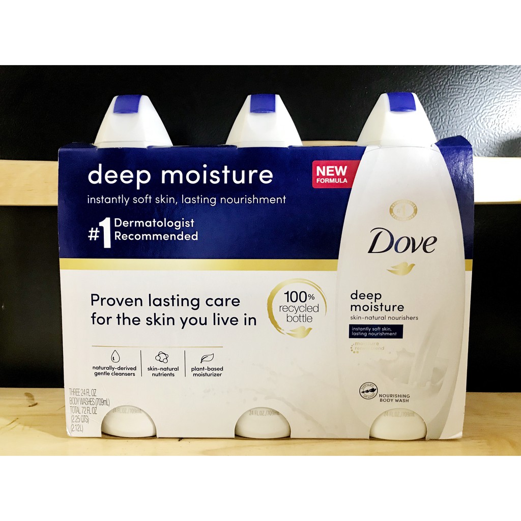 Sữa tắm dưỡng ẩm Dove Deep Moisture 709ml Mỹ