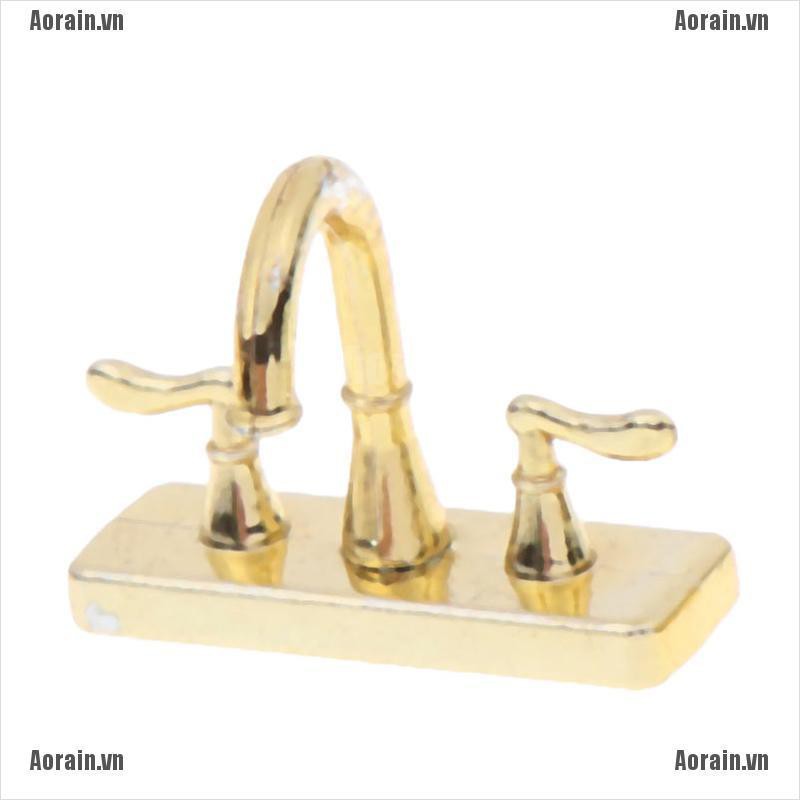 Vòi Nước Nhà Tắm Mini Bằng Hợp Kim Tỉ Lệ 1 / 12 Dễ Thương