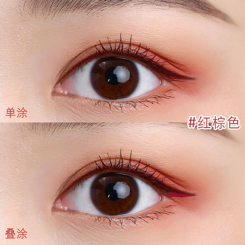 Bút kẻ mắt nước vỏ màu trắng chống thấm nước