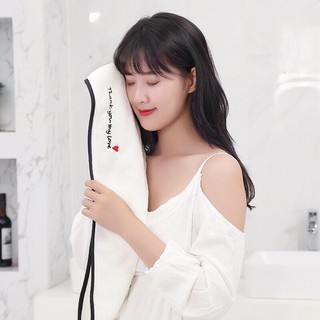 Khăn quấn tóc - Ủ tóc hút ẩm làm khô tóc siêu tốc