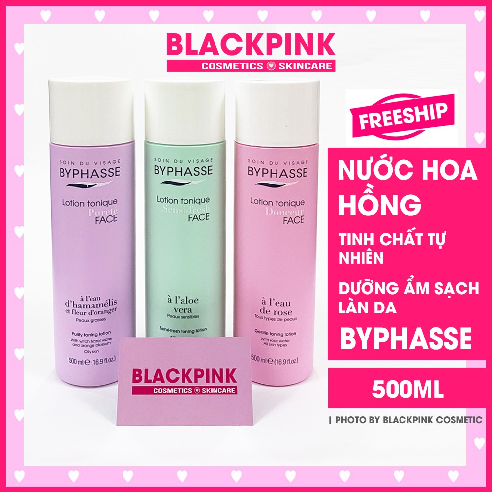 Nước Hoa Hồng BYPHASSE Toner Byphasse Lotion 500ml