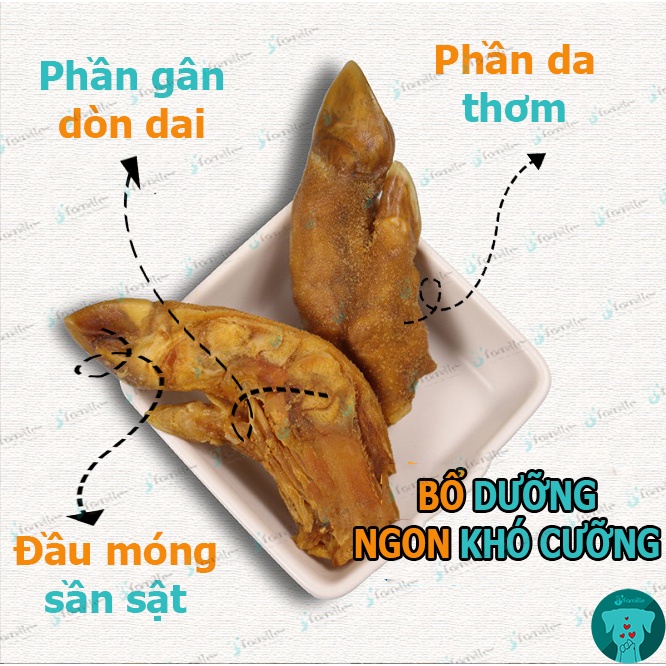 [MÓN MỚI]Snack Siêu Sạch Răng JFamille, Móng Giò Bỏ Lò, Bổ Sung Protein, Chống Cắn Phá, Giảm Stress. JF151