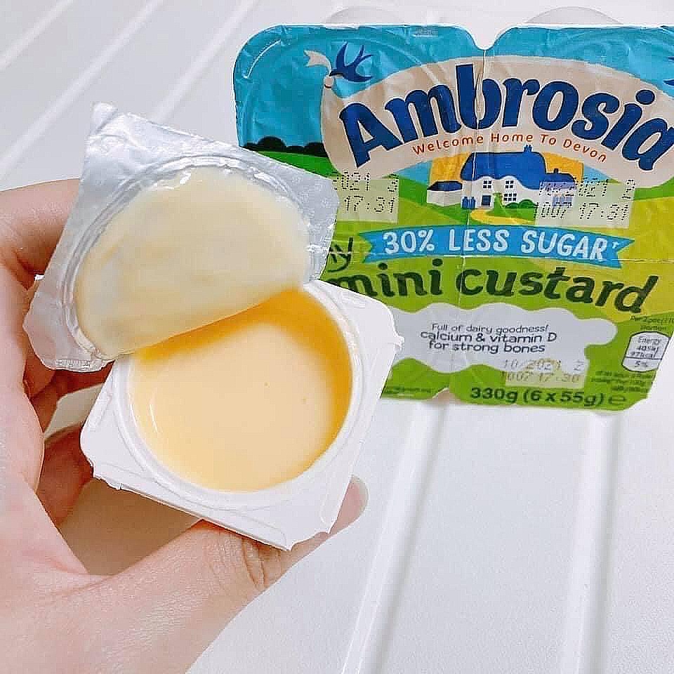 Váng sữa Ambrosia UK cho bé 6m+ (lốc 6 hộp x 55g)