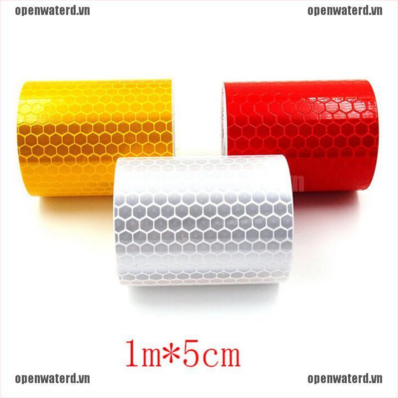 Cuộn băng keo dán phản quang đảm bảo an toàn 5cm x 1m