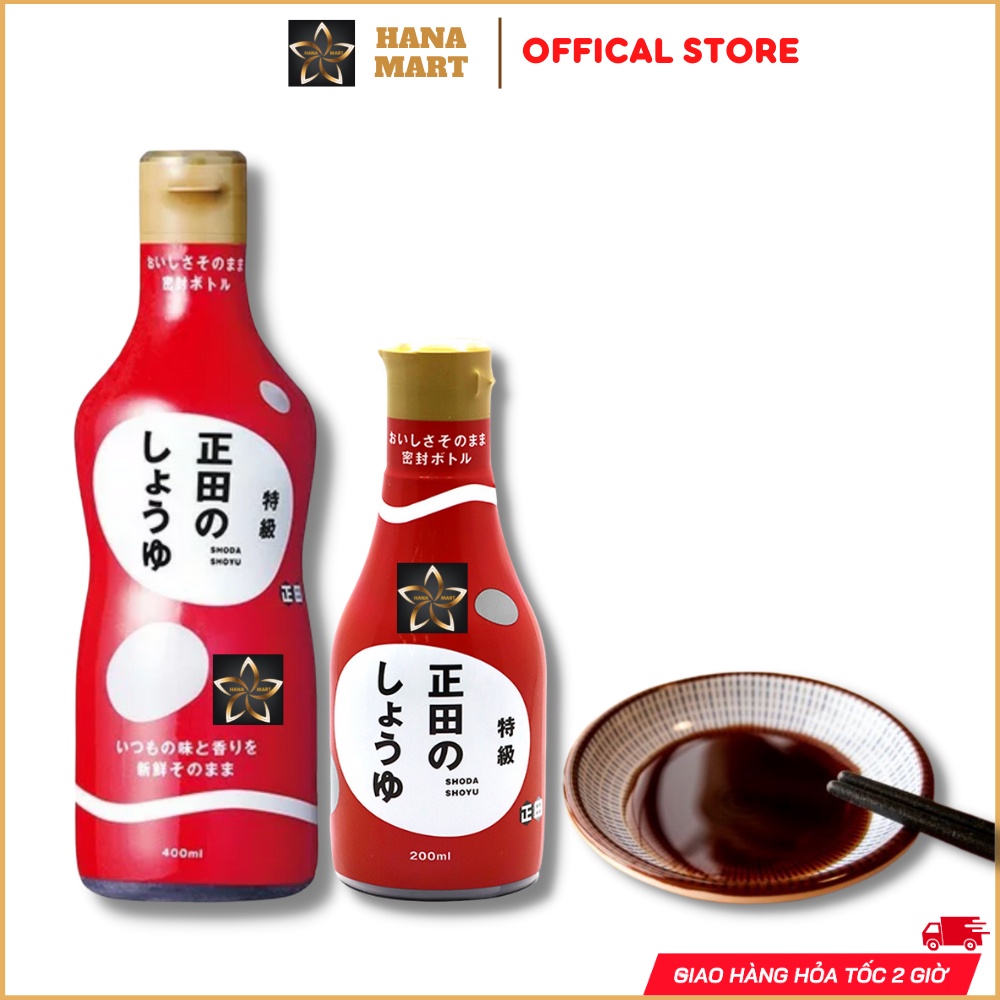 Nước tương Shoyu Shoda hảo hạng 200ml và 400ml nội địa Nhật Bản