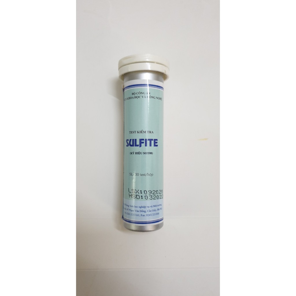 Kit kiểm tra nhanh sulfit