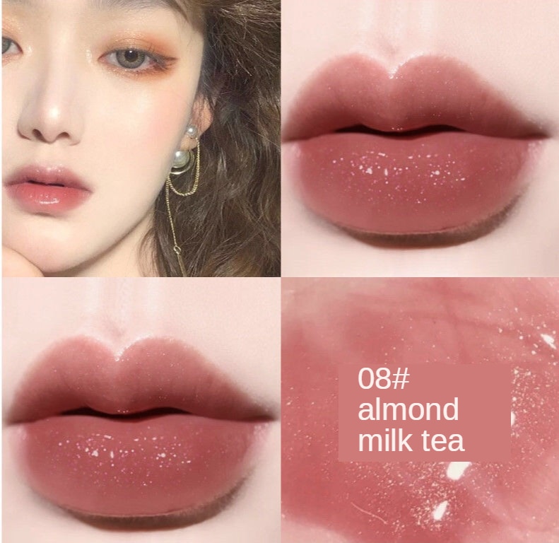 Son bóng không màu và trong suốt dưỡng ẩm ánh ngọc trai lấp lánh | BigBuy360 - bigbuy360.vn