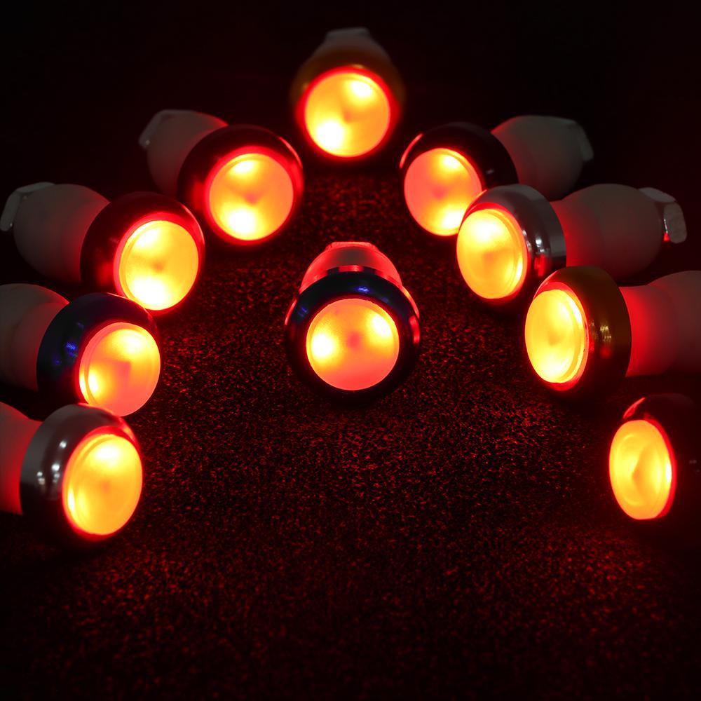 1 Cặp Đèn LED Gắn Tay Lái Xe Đạp Bằng Hợp Kim