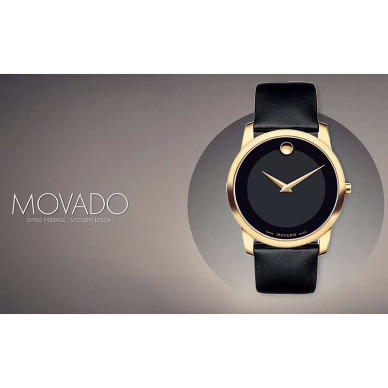 [Đồng Hồ Nam MOVADO]-Kim Loại Đúc Nguyên Khối,Dây Da Cao Cấp