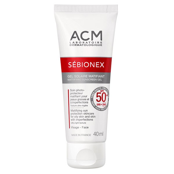 [TEM CTY] ACM Sebionex Mattifying Sunscreen Gel SPF50+ 40mL - Kem chống nắng dành cho da dầu