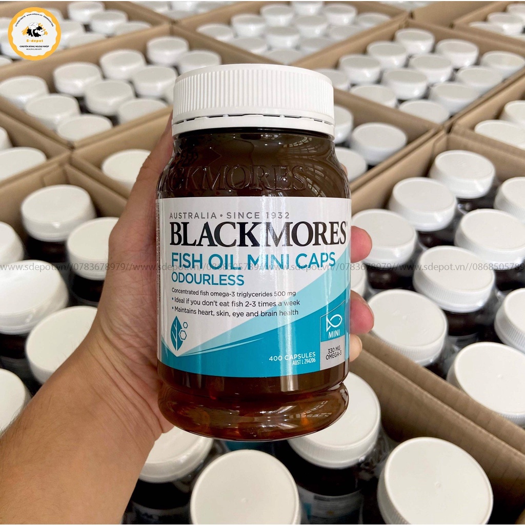 Dầu Cá Blackmores Fish Oil 1000 Mg Của Úc, 400 viên