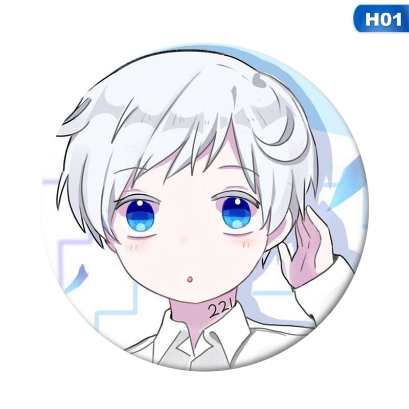 Huy Hiệu Cài Áo Họa Tiết Hoạt Hình Neverland Emma