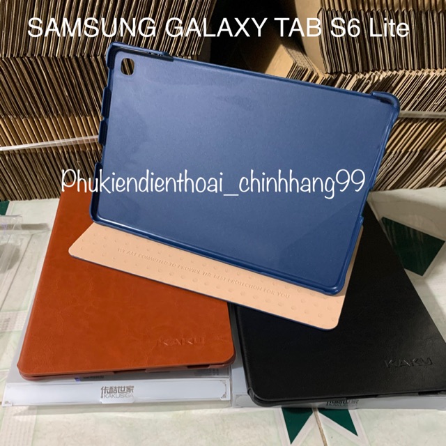 Bao da Kaku cho Galaxy Tab S6 Lite 10.4inch P615 Spen Smart Cover Chính hãng