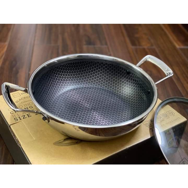 Chảo sâu lòng BlackCube 2 quai cầm Five Sta