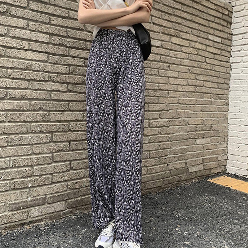 Quần Dài Lưng Cao Ống Đứng Thời Trang Xuân Hè Cho Nữ