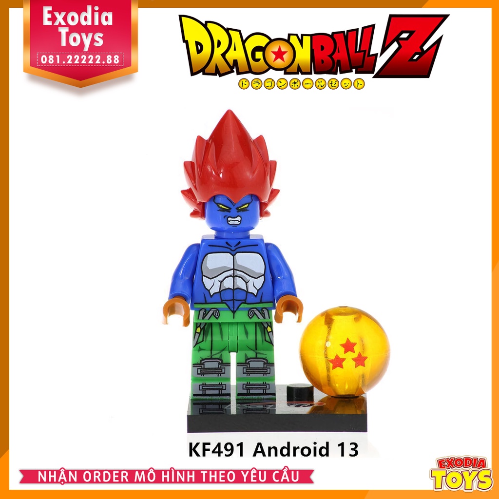 Xếp hình Minifigure nhân vật truyện manga Dragon Ball : 7 viên ngọc rồng - Đồ Chơi Lắp Ghép Sáng Tạo - KOPF KF6036