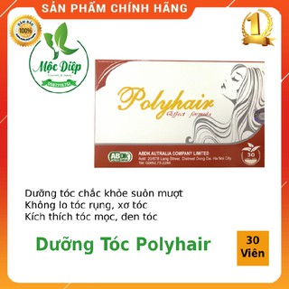Viên uống chăm sóc tóc ❤️CHÍNH HÃNG👍 Polyhair ❤️bổ sung dưỡng chất cho tóc, giảm rụng tóc, khô tóc, xơ tóc