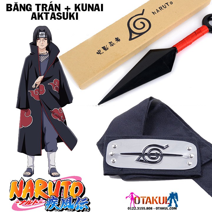 Kunai + Băng Trán Akatsuki trong Naruto