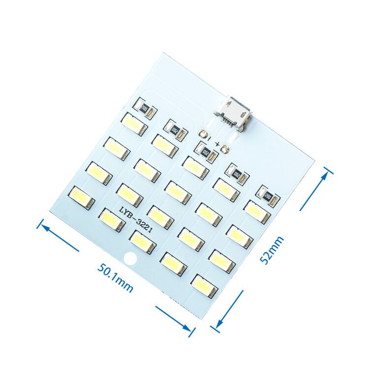 1 Bảng Đèn LED USB Khẩn Cấp 5730 smd 5V 430mA ~ 470mA 5730 Chất Lượng Cao