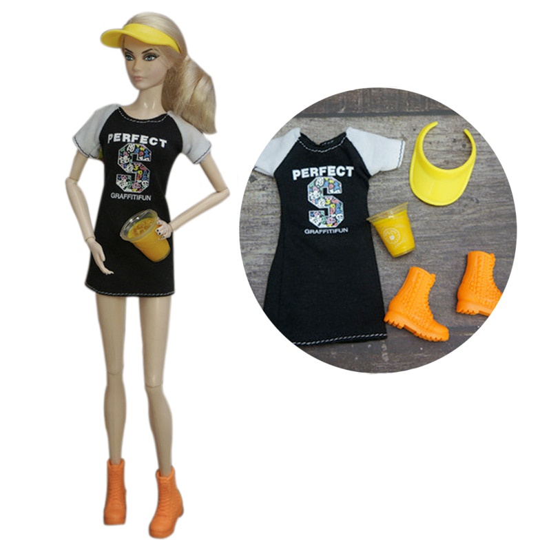 Thời Trang Bộ Trang Phục Cho Búp Bê barbie Tỉ Lệ 1 / 6