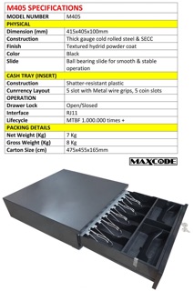 Ngăn Kéo Đựng Tiền Maxcode M405 - BH 12 Tháng