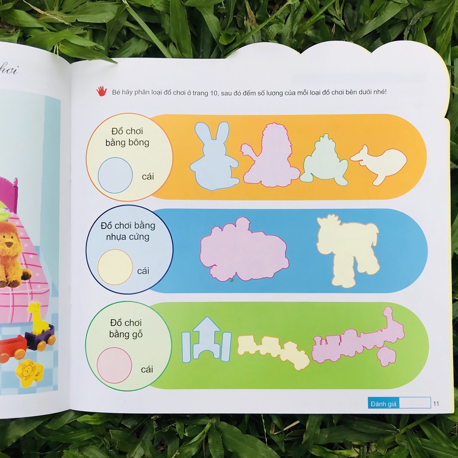 Sách Bóc dán thông minh (2 - 6 tuổi) - bé học toán