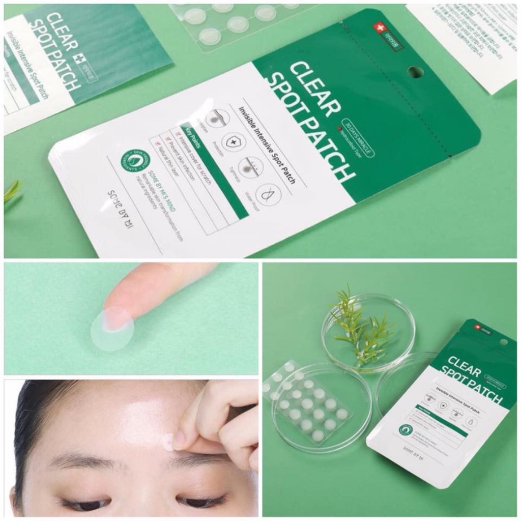 Miếng Dán Mụn Some By Mi 30 Days Miracle Clear Spot Patch 18 miếng