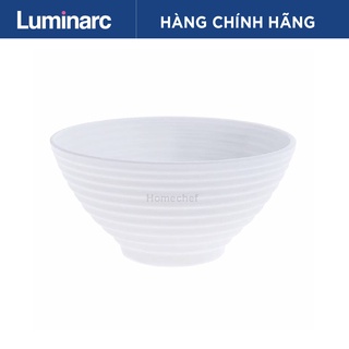 Combo 6 bát ăn cơm chất liệu thủy tinh Luminarc, dùng được lò vi sóng và máy rửa bát, an toàn cho sức khỏe