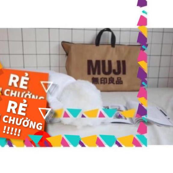 D Ruột gối Muji ép hơi kích thước 50x70 cm, gối bông gòn (1 đôi)