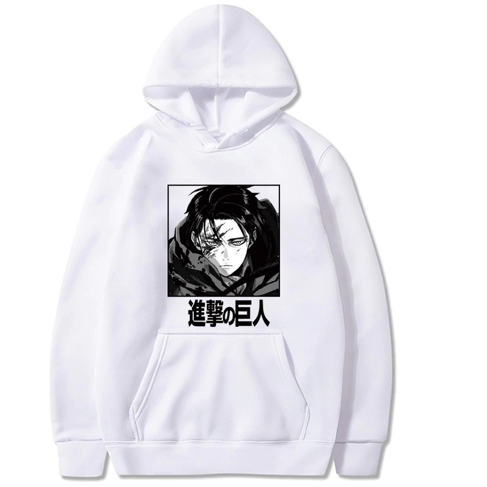 Áo hoodie tay dài dáng rộng họa tiết Anime Attack On Titan Nhật Bản 2021 | BigBuy360 - bigbuy360.vn