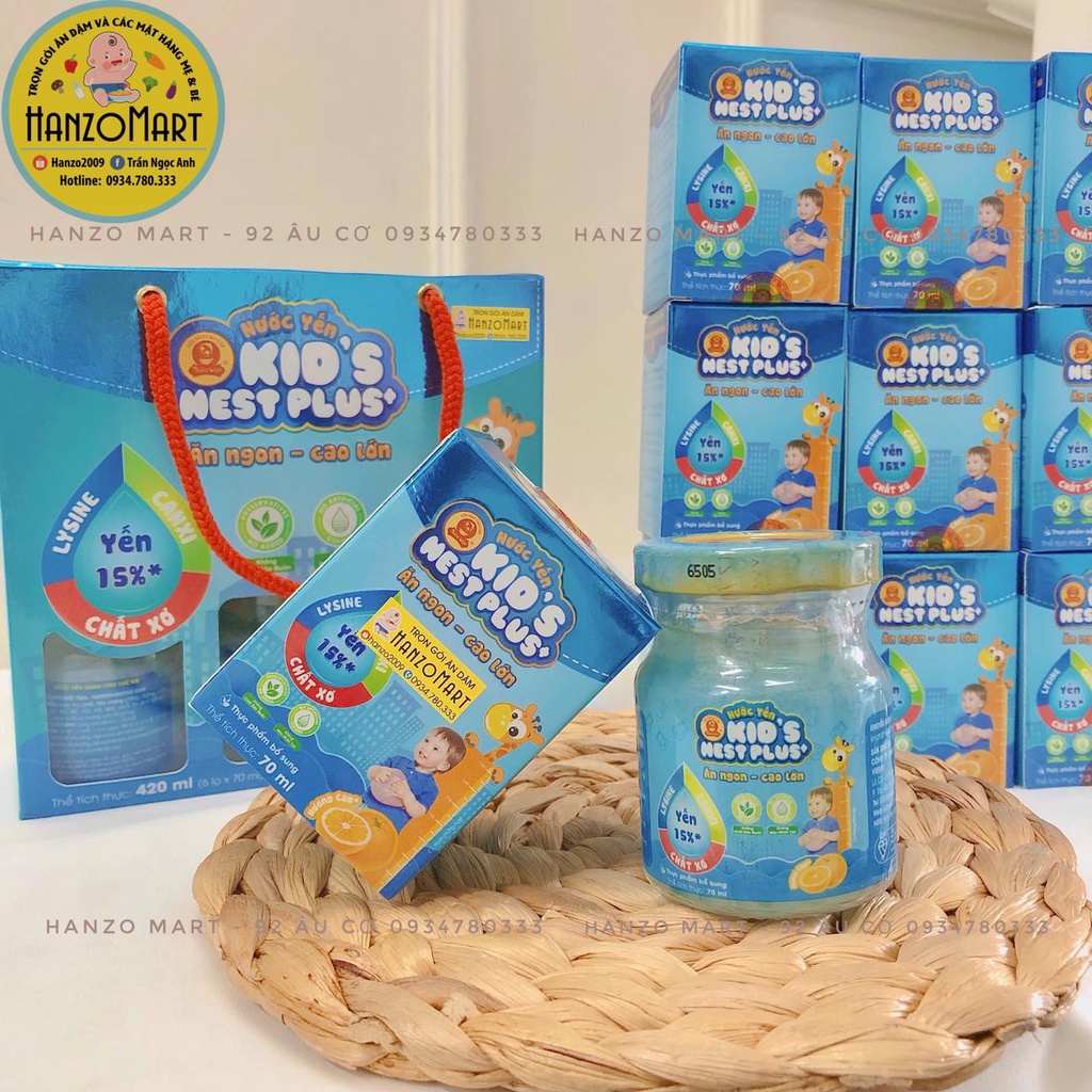 Nước Yến Sào Cao Cấp Thiên Việt Kid's Nest Plus+ (Ăn ngon cao lớn)