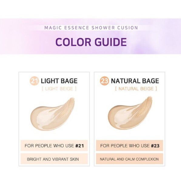 Phấn Nước April skin Magic Essence Shower Cushion SPF50/PA++++ 13g | BigBuy360 - bigbuy360.vn